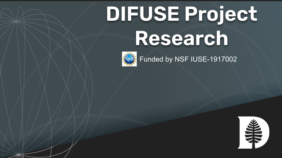 DIFUSE Project at Dartmouth College. Funded by NSF IUSE1917002